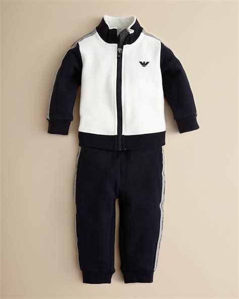 armani tracksuit kids